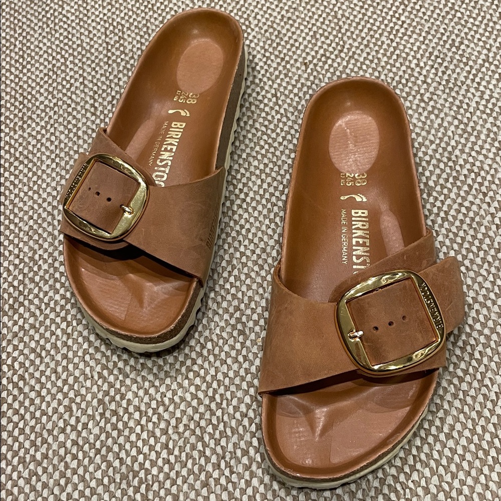 Birkenstock Madrid Big Buckle Oiled Leather - Picture 14 of 16
